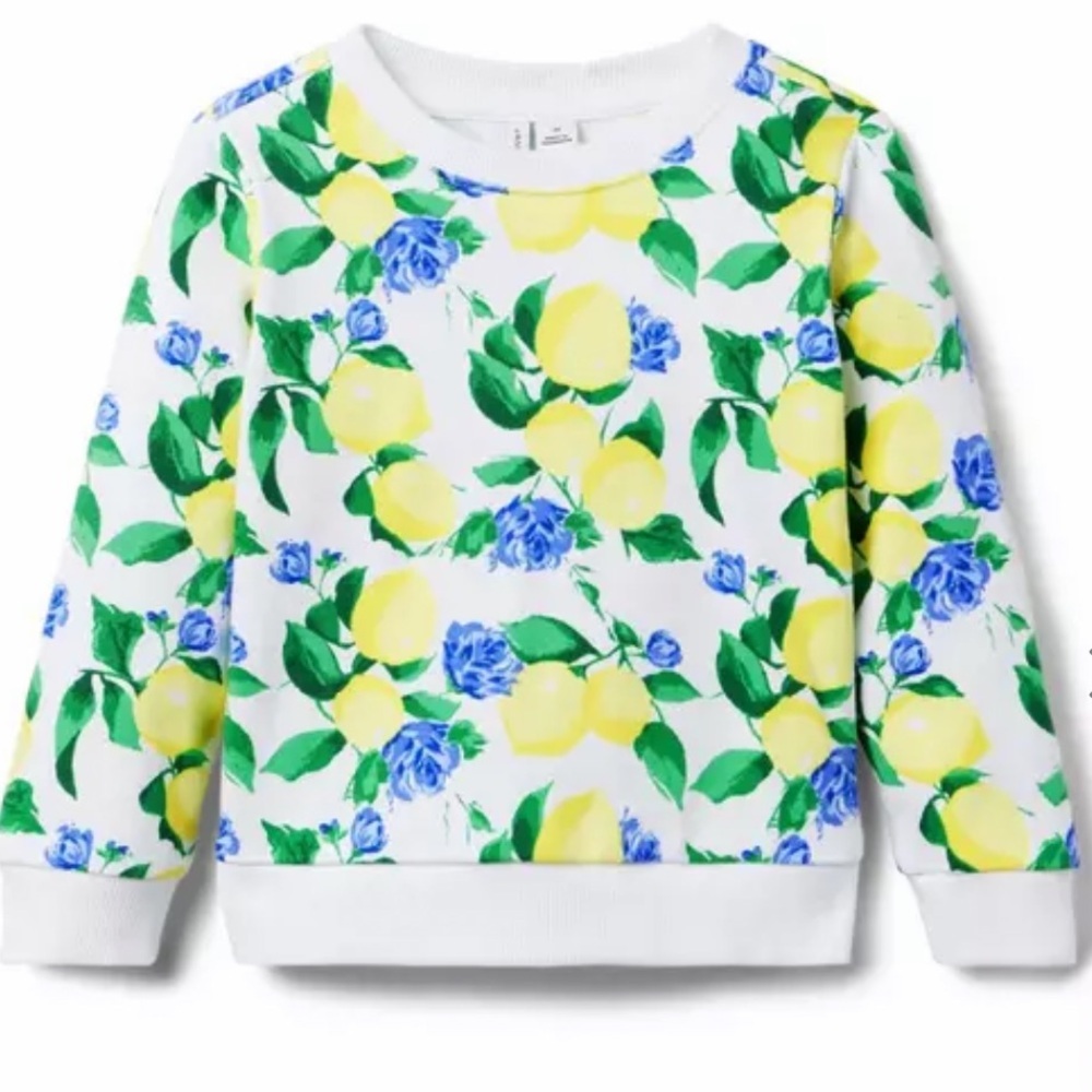 Janie and Jack The Resort Lemon Sweatshirt